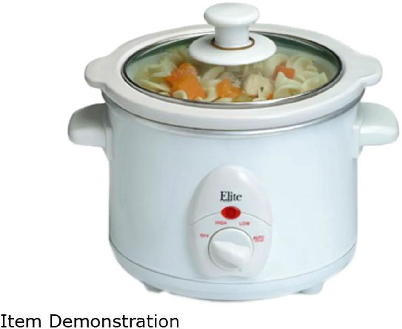 Main image of Elite Cuisine MST-250XW 1.5Qt. Mini Slow Cooker, White