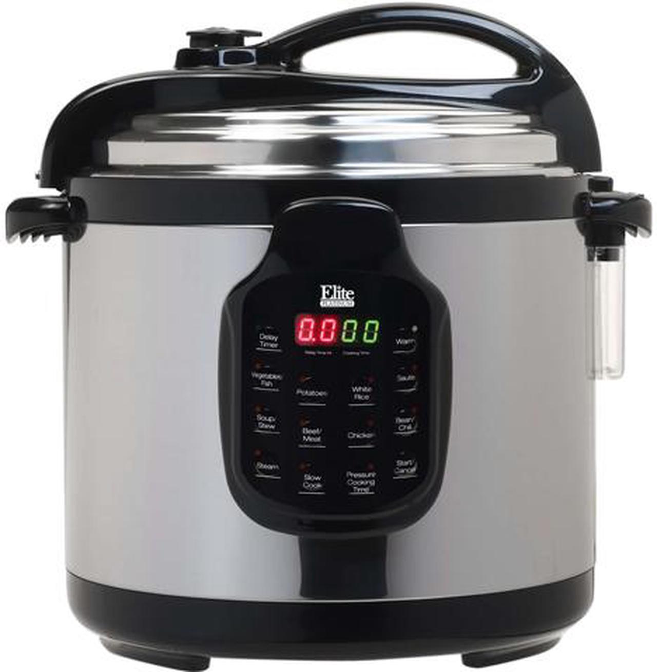 Main image of Maxi-Matic Elite EPC-678SS Platinum 6 Qt. 11-Function Digital Pressure Cooker with Stainless Steel Pot