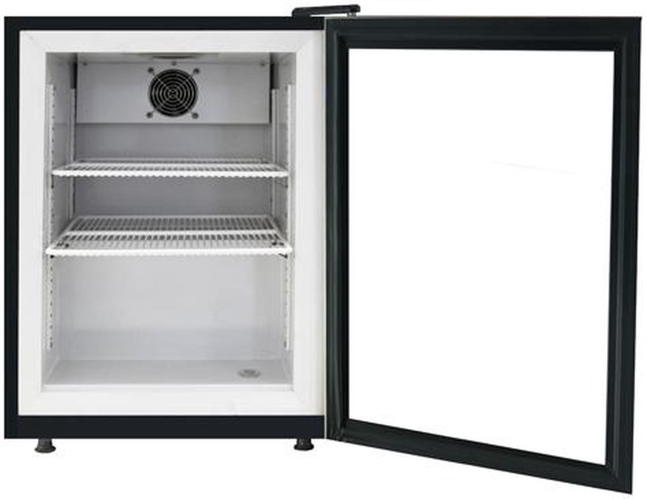 Alt view image 3 of 7 - CDF-177SB Whynter Energy Star Countertop Reach-In 1.8 cu. ft. Display Glass Door Freezer