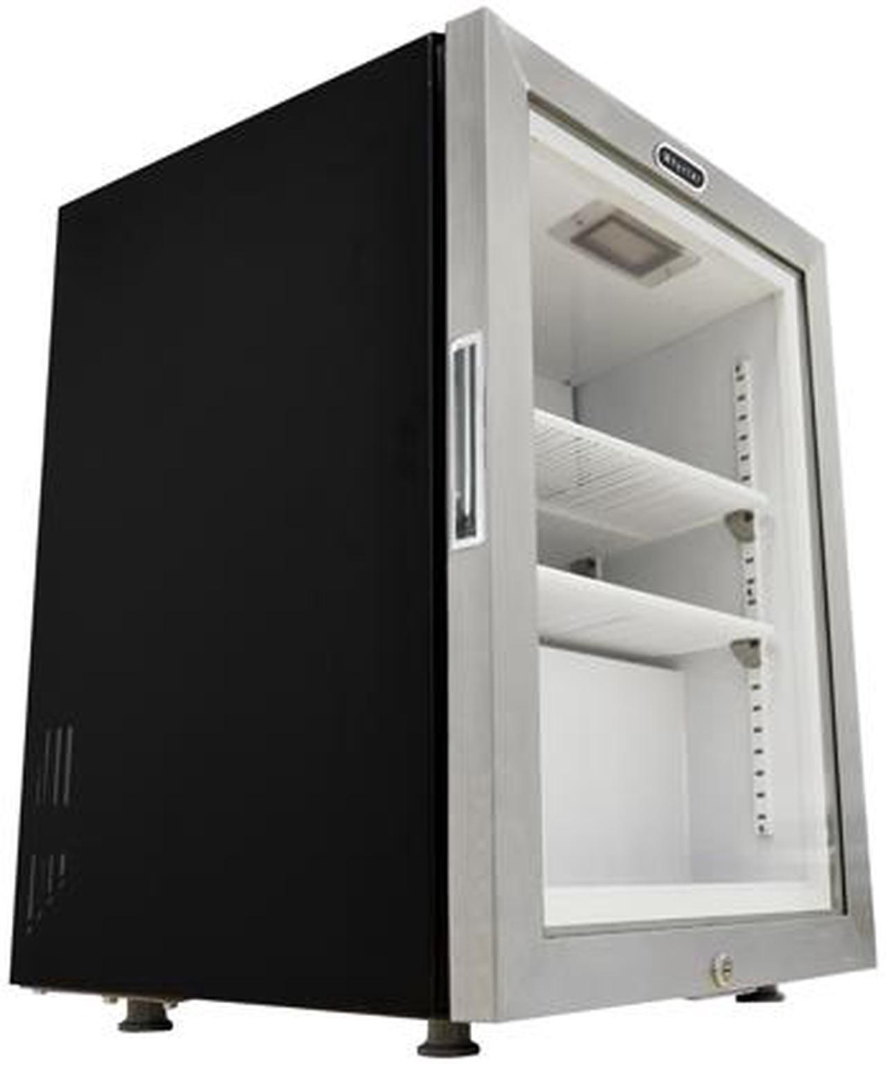 Alt view image 2 of 7 - CDF-177SB Whynter Energy Star Countertop Reach-In 1.8 cu. ft. Display Glass Door Freezer