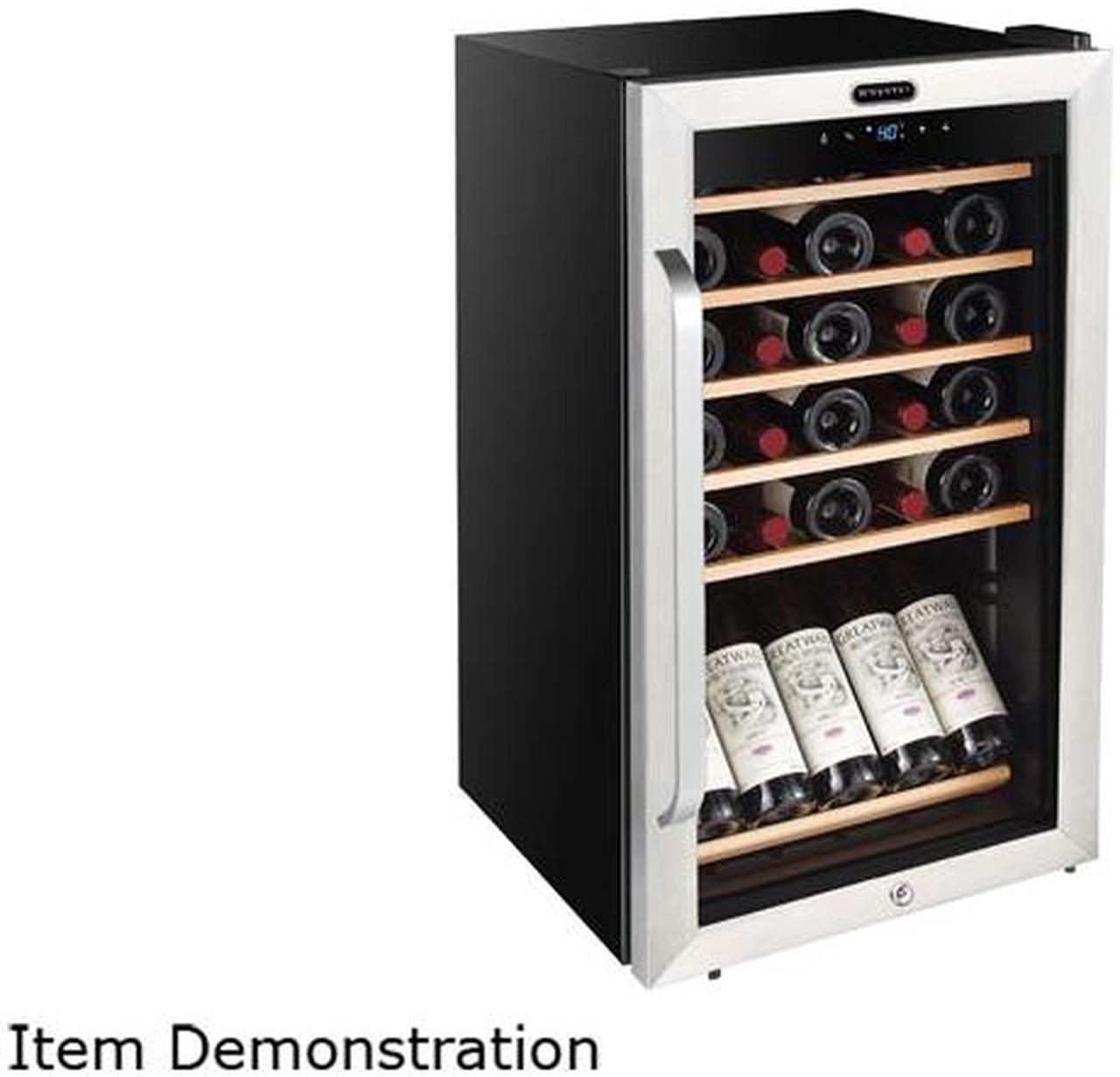 Alt view image 3 of 6 - FWC-341TS Whynter 34-Bottle Freestanding Stainless Steel Wine Refrigerator with Display Shelf and Digital Control