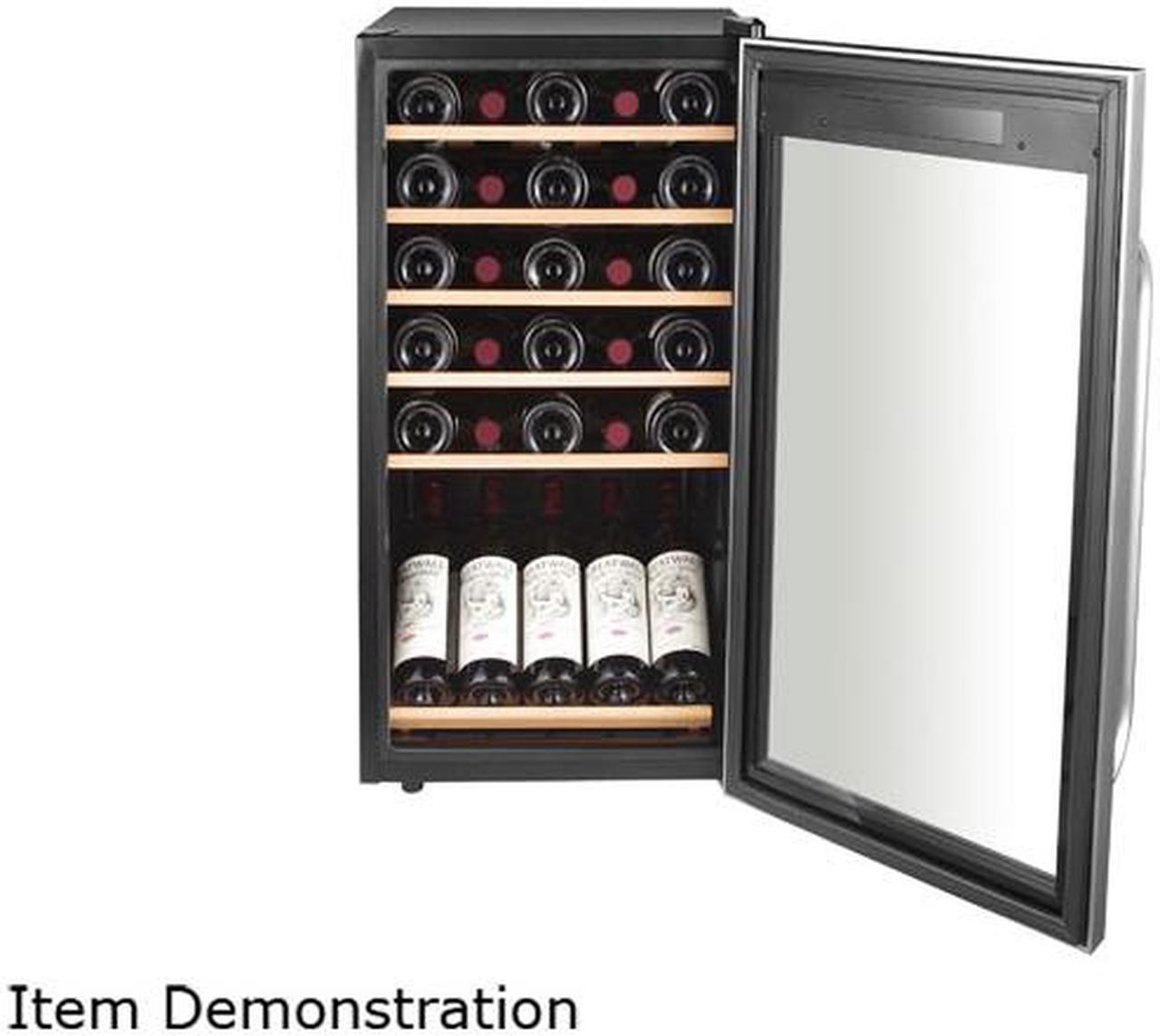 Alt view image 4 of 6 - FWC-341TS Whynter 34-Bottle Freestanding Stainless Steel Wine Refrigerator with Display Shelf and Digital Control