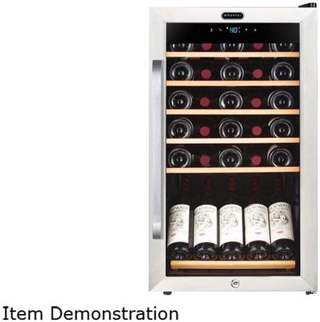 Alt view image 2 of 6 - FWC-341TS Whynter 34-Bottle Freestanding Stainless Steel Wine Refrigerator with Display Shelf and Digital Control
