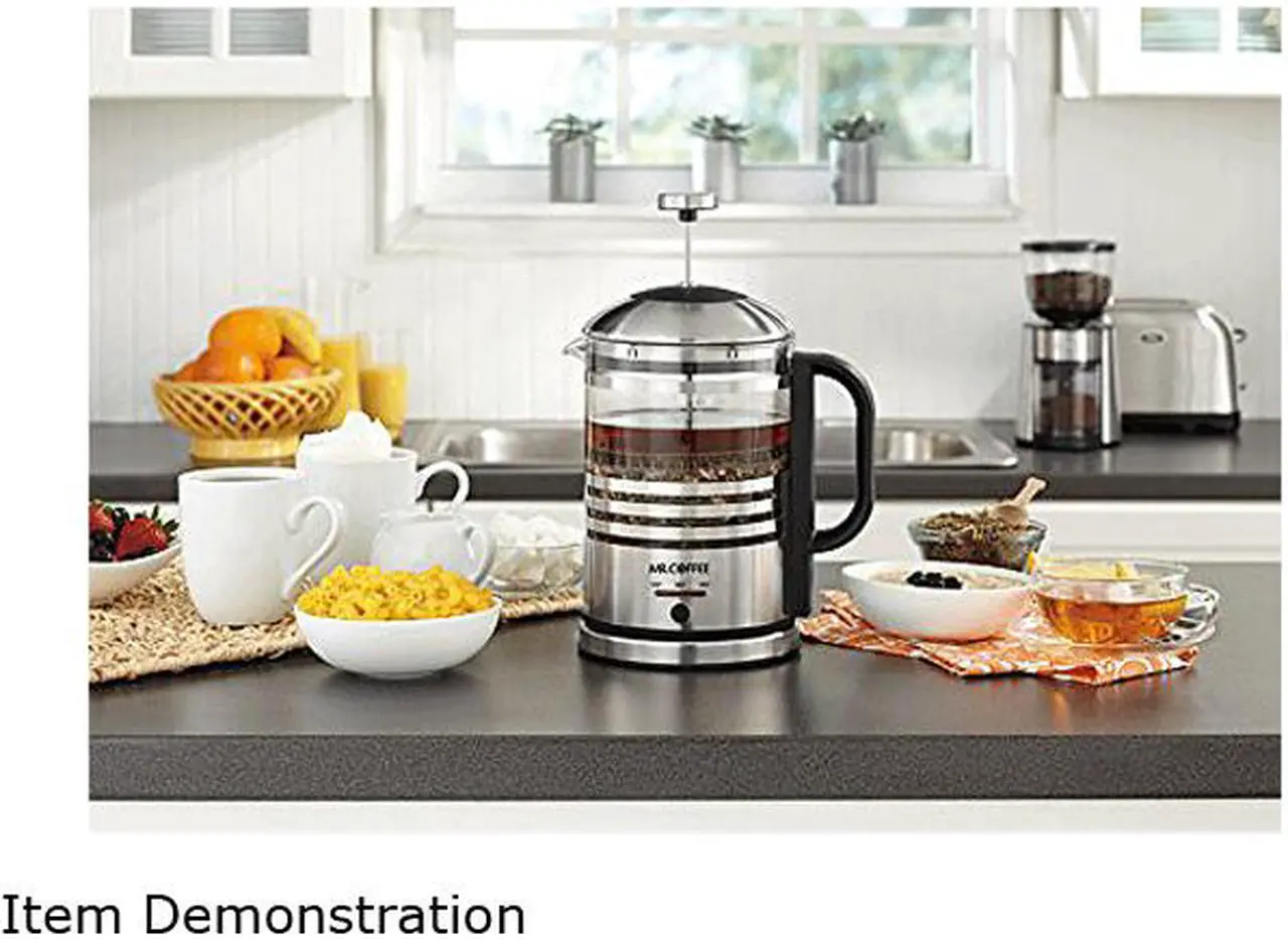Alt view image 4 of 5 - MR. COFFEE BVMC-FPK33-RB 3-n-1 Best Electric French Press & Hot Water Kettle for rich-tasting Coffee, delicious tea and hot water