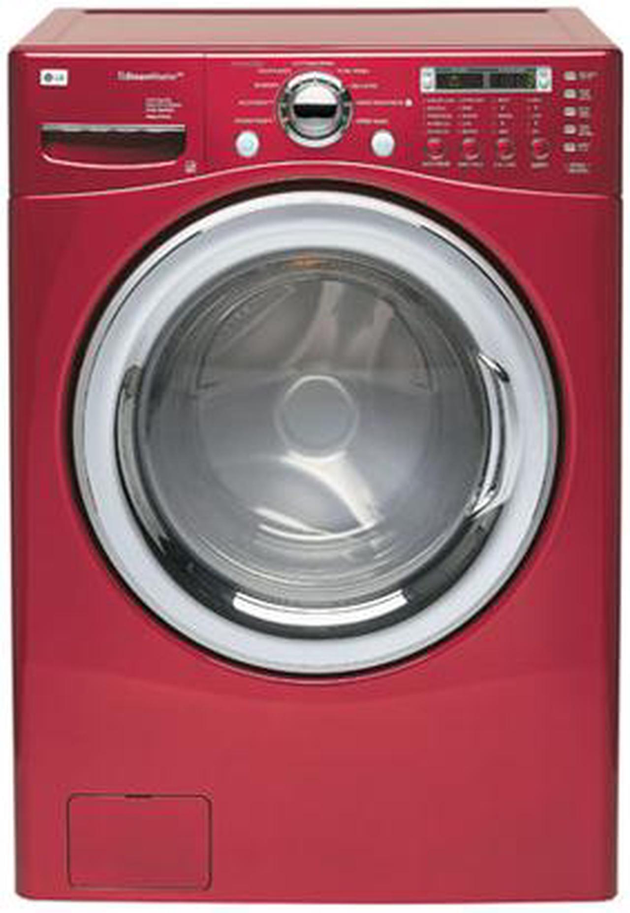 Main image of LG WM2487HRMA Red 4.2 cu.ft. Front-Loading SteamWasher with Allergiene Cycle