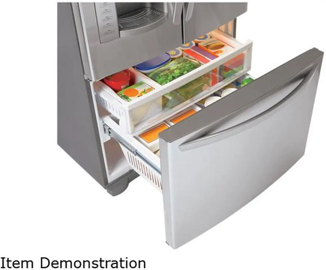 Alt view image 6 of 8 - LG 24.9 cu. ft. LG Refrigerator LFX25978ST Stainless Steel LFX25978ST