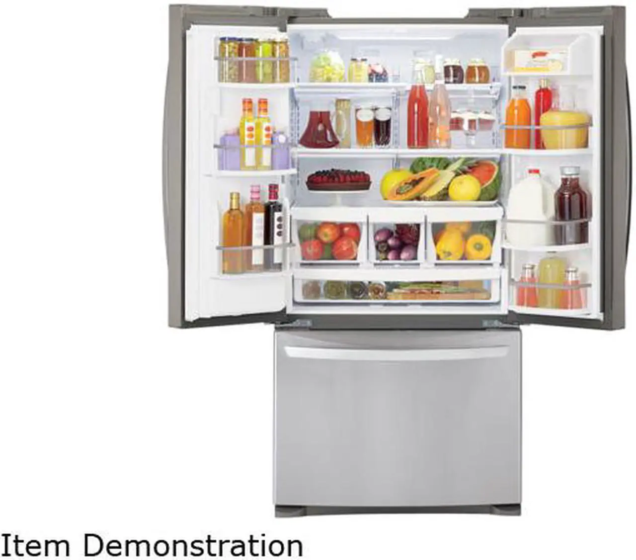 Alt view image 5 of 8 - LG 24.9 cu. ft. LG Refrigerator LFX25978ST Stainless Steel LFX25978ST