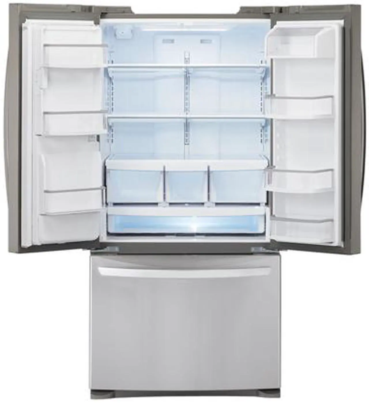 Alt view image 2 of 8 - LG 24.9 cu. ft. LG Refrigerator LFX25978ST Stainless Steel LFX25978ST