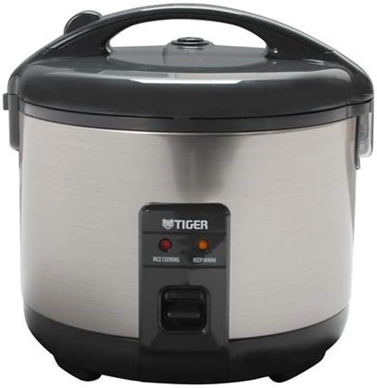 Alt view image 2 of 6 - Tiger JNP-S10U 5.5-Cup (Uncooked),11 Cups(Cooked) Rice Cooker and Warmer, Stainless Steel Gray