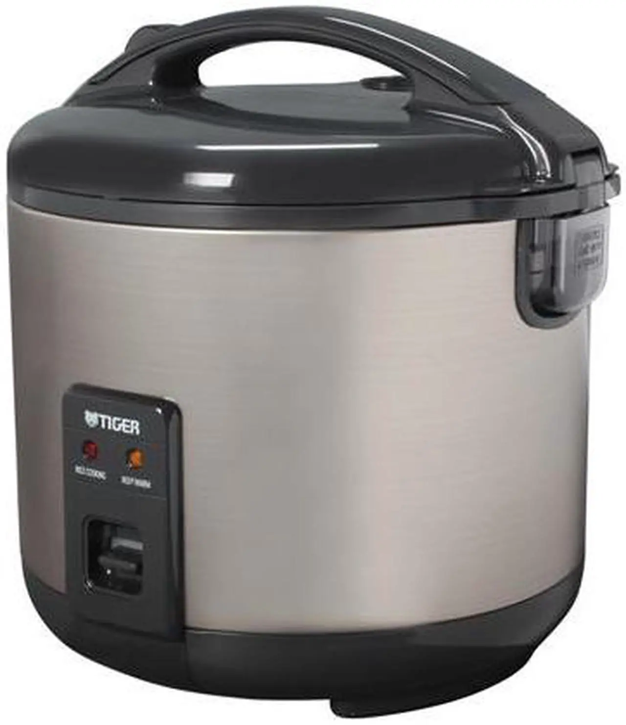 Main image of Tiger JNP-S18U Rice Cooker and Warmer, Stainless Steel Gray, 20 Cups Cooked /10 Cups Uncooked