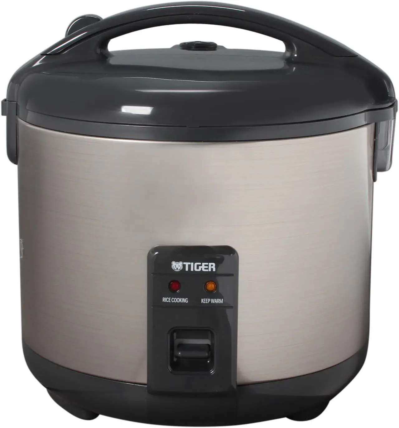 Alt view image 2 of 6 - Tiger JNP-S18U Rice Cooker and Warmer, Stainless Steel Gray, 20 Cups Cooked /10 Cups Uncooked