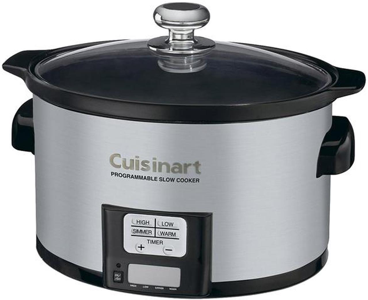 Cuisinart PSC-350C Silver 3.5 Qt. 3.5 Quart Programmable Slow Cooker