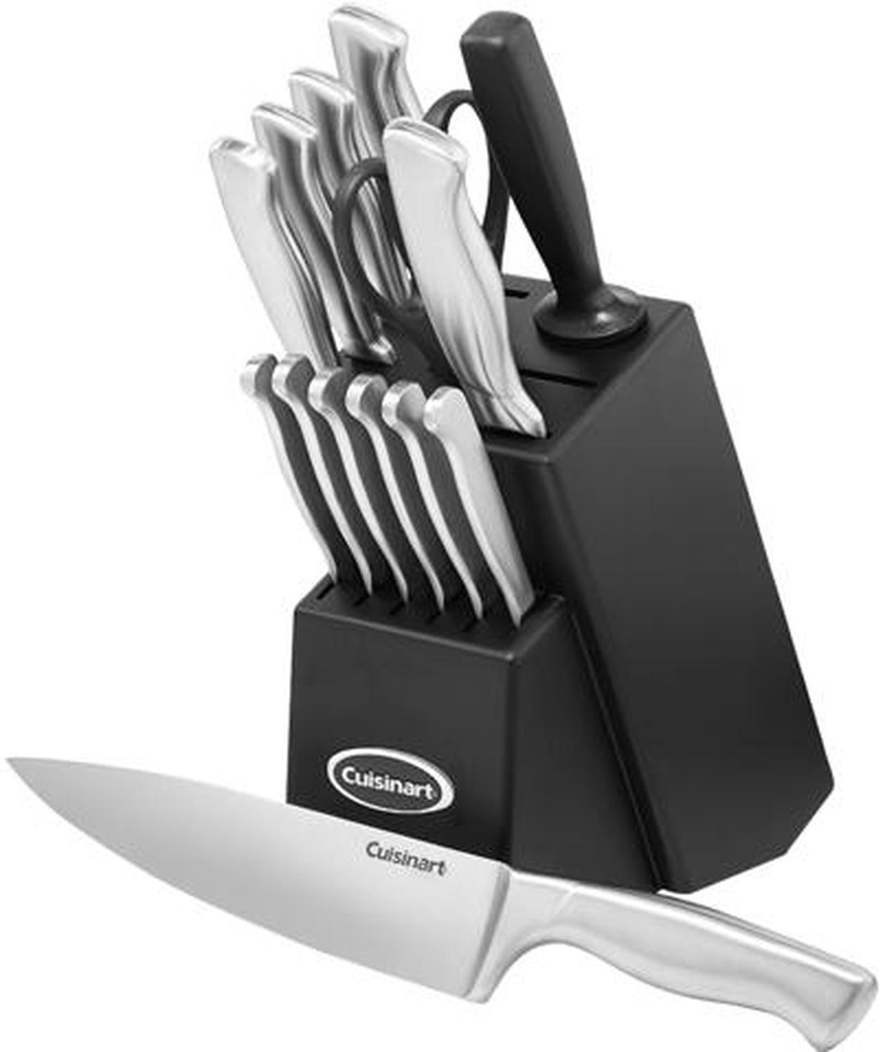 Cuisinart SSC-15C 15pc Stainless Steel Knife Block Set