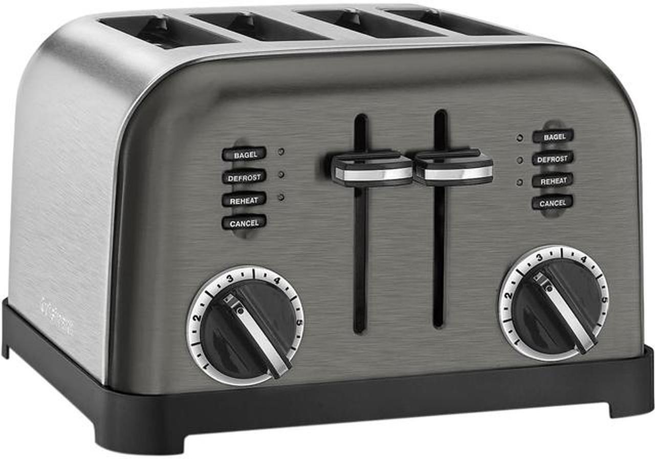 Main image of Cuisinart CPT-180BKS 4 Slice Metal Classic Toaster, Black Stainless