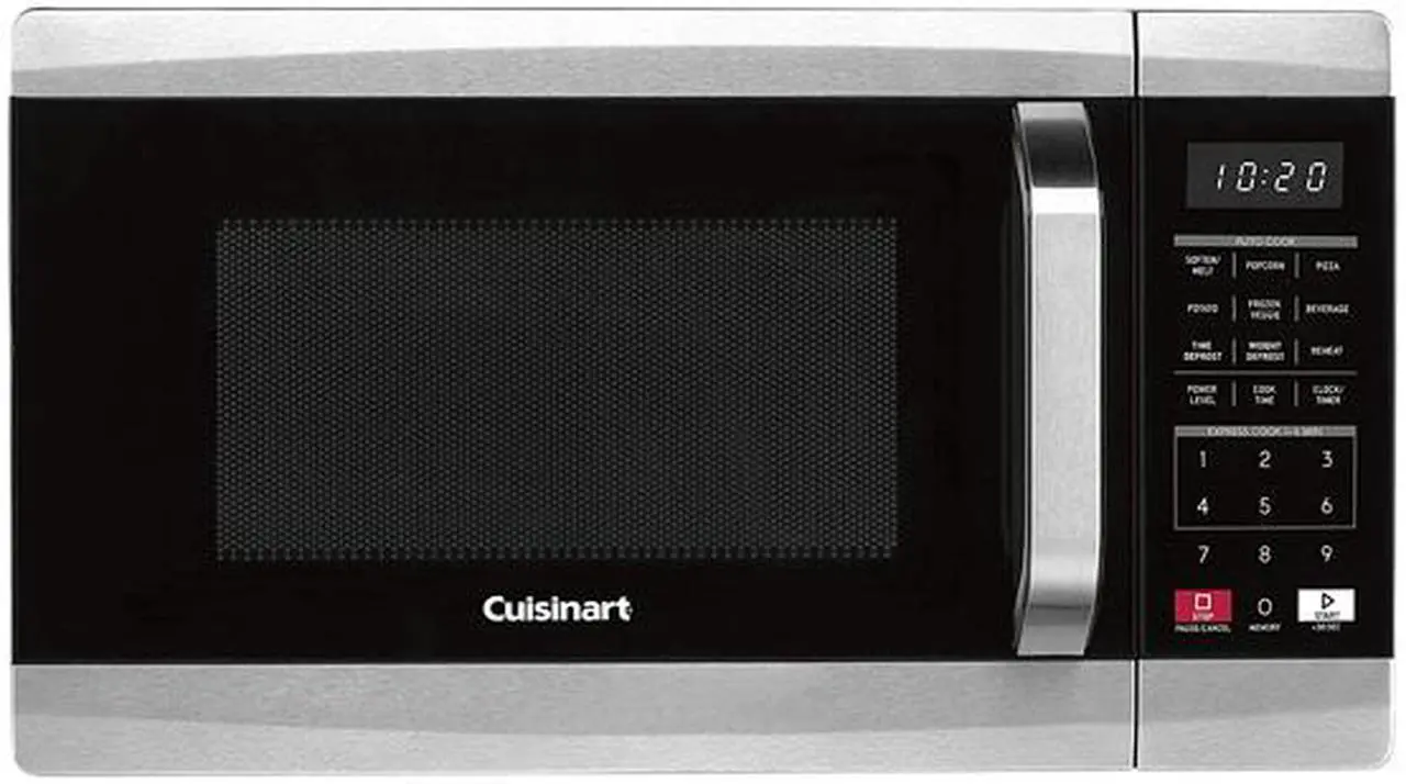 Alt view image 5 of 5 - Cuisinart 700 Watts 0.7 cu. ft. 700-Watt Countertop microwave in Black and Stainless Steel CMW-70 Black and Stainless Steel