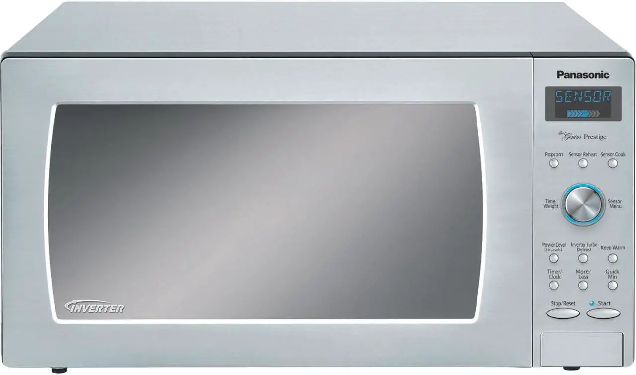 Main image of Panasonic NN-SD797S 1.6 cu. ft. 1250W Countertop/Built-in Microwave Oven, Inverter Technology, Stainless Steel