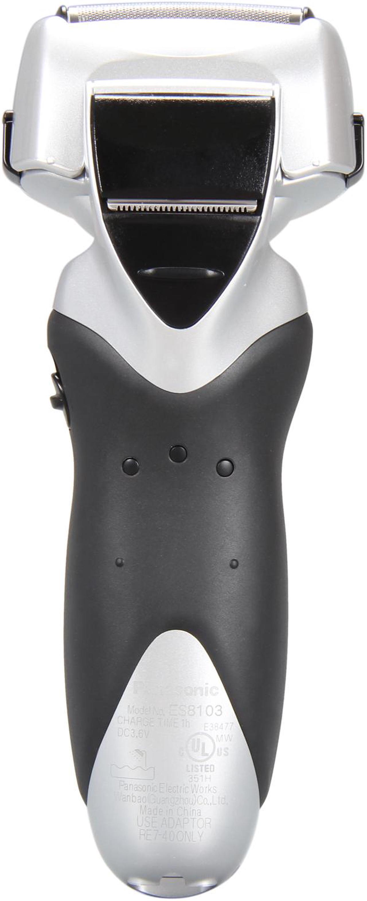 Alt view image 5 of 8 - Panasonic ES8103S 3-Blade Wet/Dry Electric Shaver With Nanotech Blades