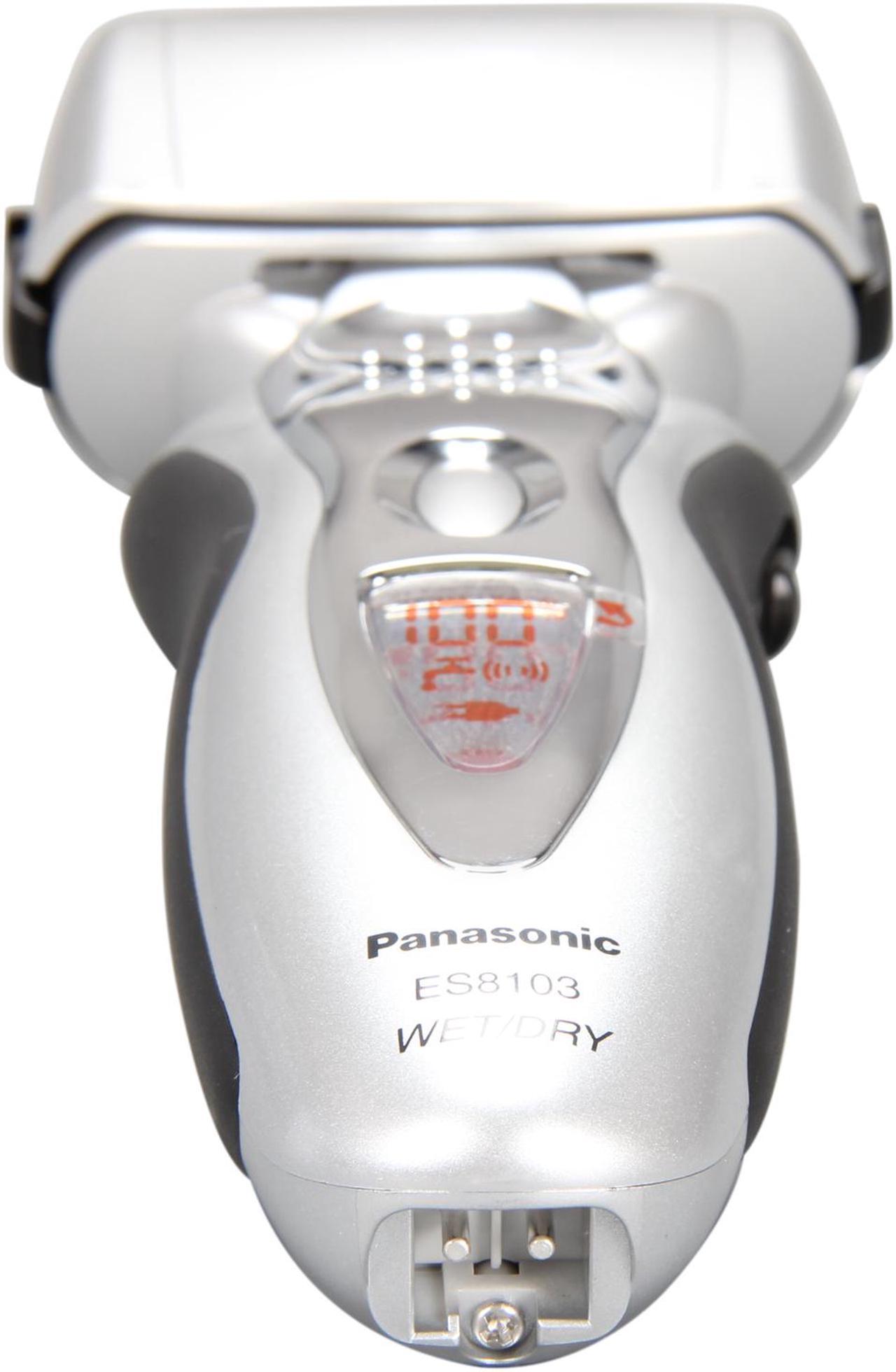 Alt view image 8 of 8 - Panasonic ES8103S 3-Blade Wet/Dry Electric Shaver With Nanotech Blades