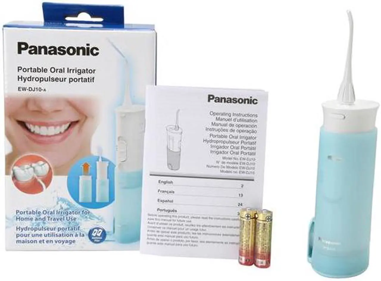 Alt view image 5 of 5 - Panasonic EW-DJ10-A Portable 2-Speed Oral Irrigator