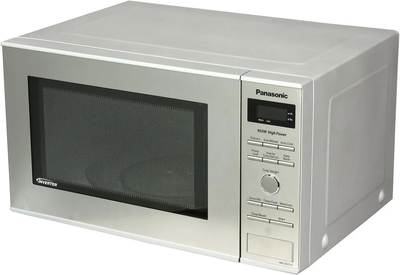 Main image of Panasonic NN-SD372S Stainless 950W 0.8 Cu. Ft. Stainless Steel Countertop Microwave with Inverter Technology