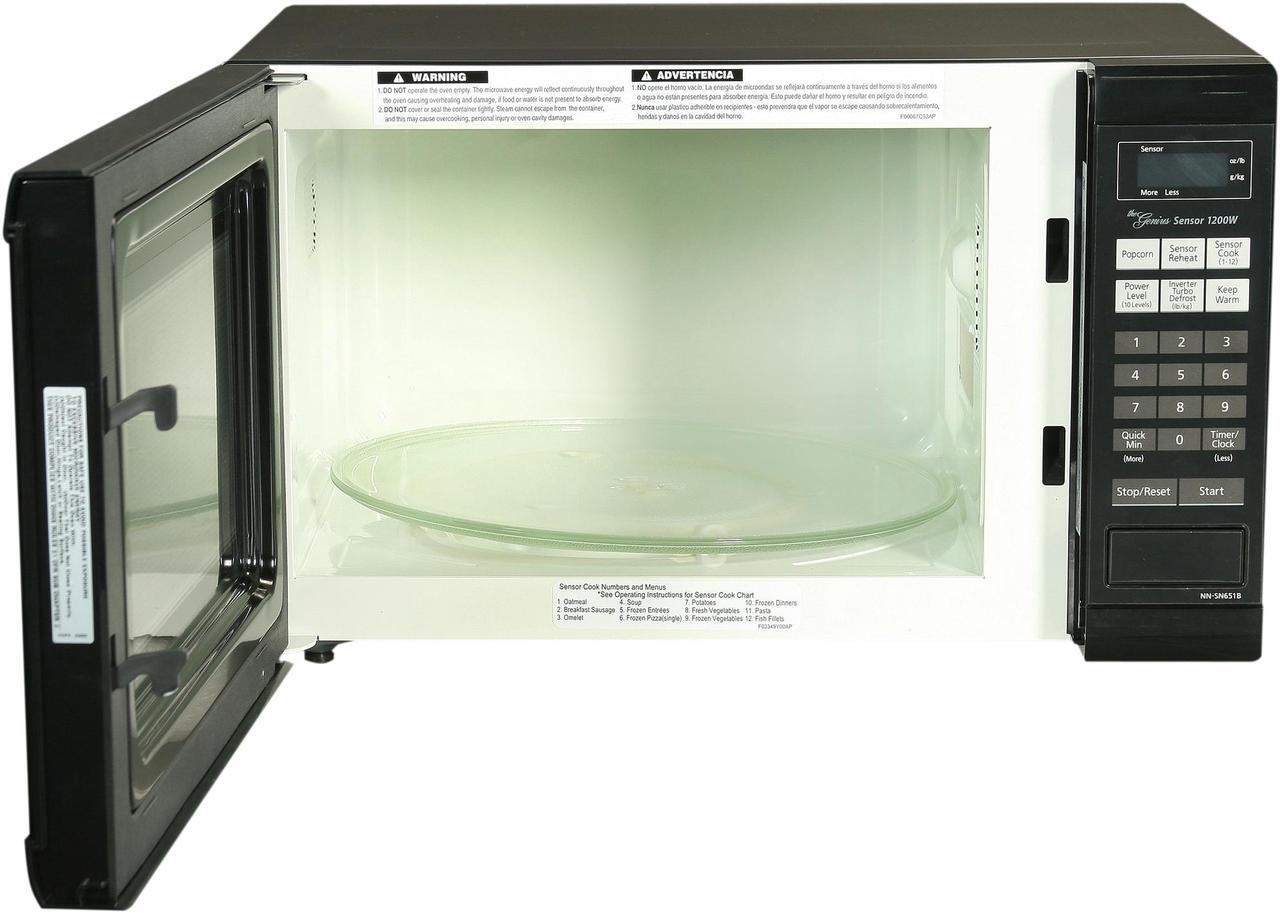 Alt view image 2 of 6 - Panasonic Microwave Oven NN-SN651B 1.2 Cu. Ft Countertop Microwave with Inverter Technology