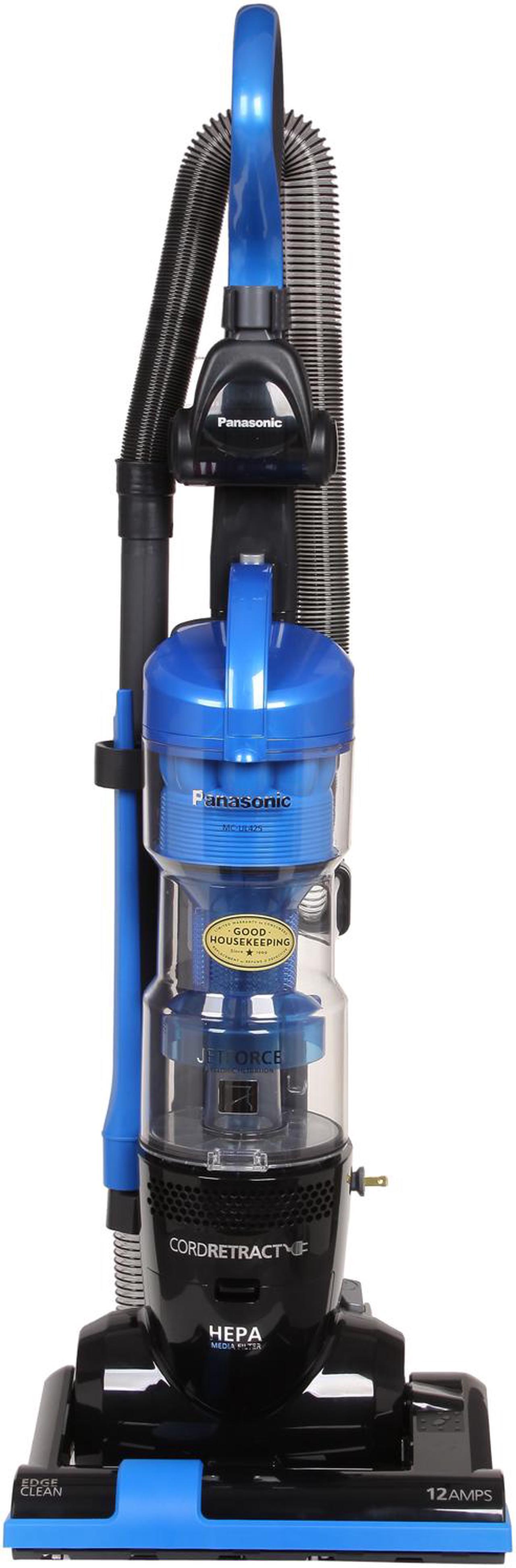 Alt view image 2 of 8 - Panasonic MC-UL425 Bagless Jet Force Upright Vacuum Blue/Black