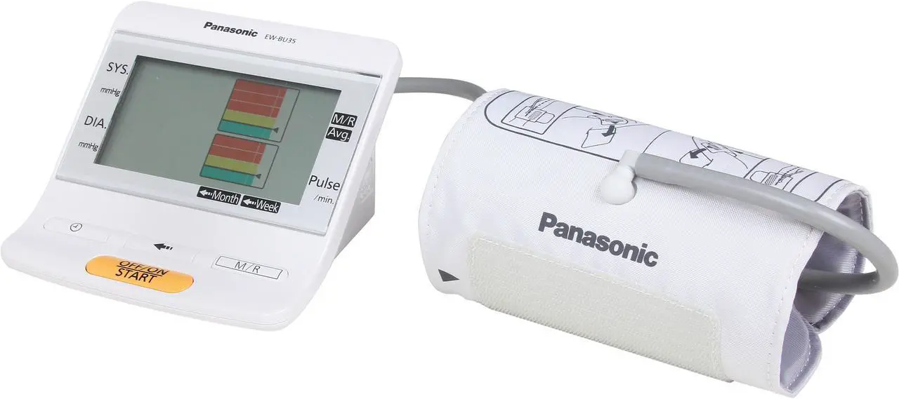 Main image of Panasonic EW-BU35W Portable Upper Arm Blood Pressure Monitor