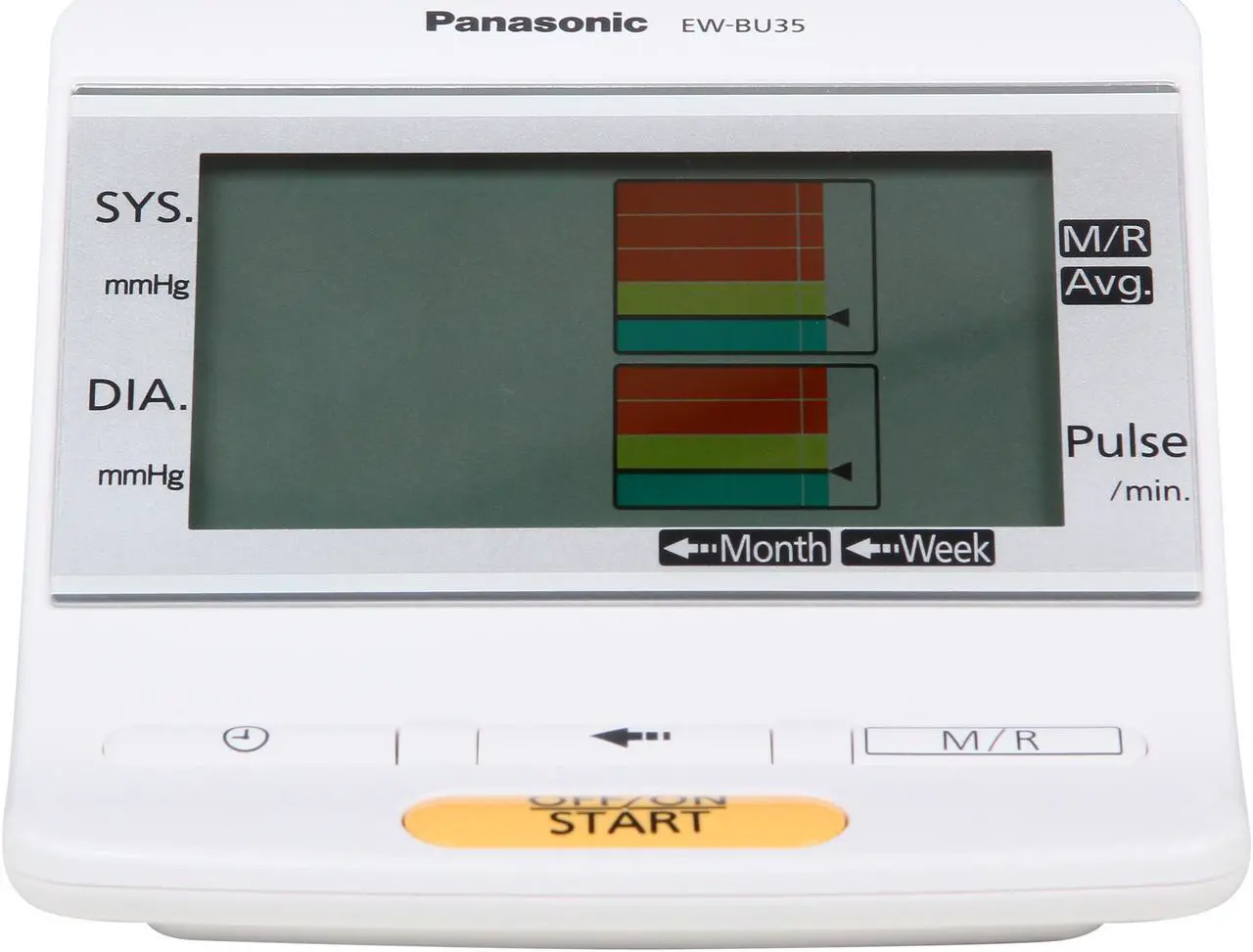 Alt view image 2 of 7 - Panasonic EW-BU35W Portable Upper Arm Blood Pressure Monitor