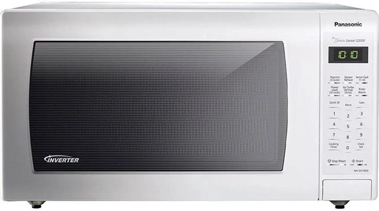 Main image of Panasonic 1.6 Cu. Ft. Countertop Microwave Oven with Inverter Technology, White NN-SN736W