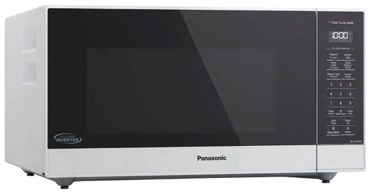 Alt view image 3 of 4 - Panasonic NN-SN74PWH Microwave with Cyclonic Inverter 1.6 Cu. Ft. in White