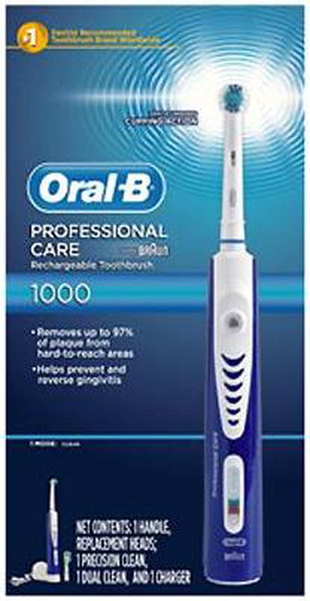 Alt view image 5 of 5 - Oral-B ProfessionalCare 1000/7400 Rechargeable Electric Toothbrush
