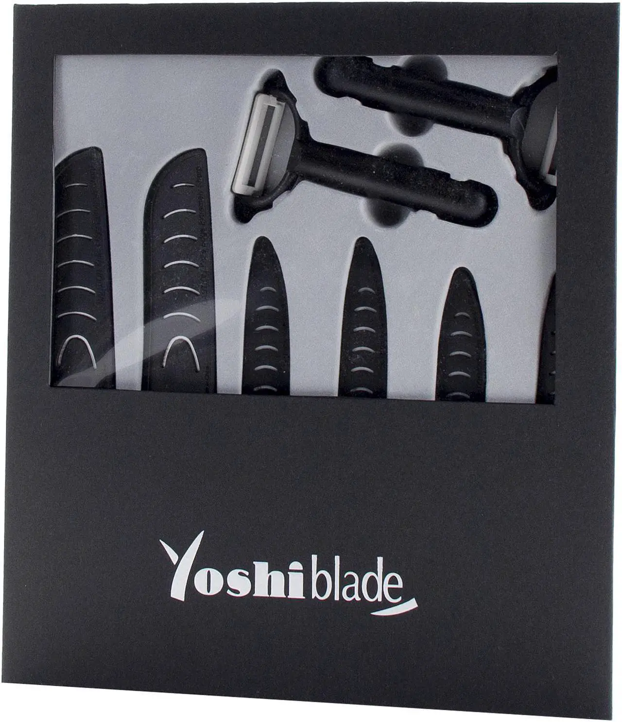 Alt view image 3 of 3 - Yoshi YoshiDLX Blade 8 Piece Ceramic Knife Set