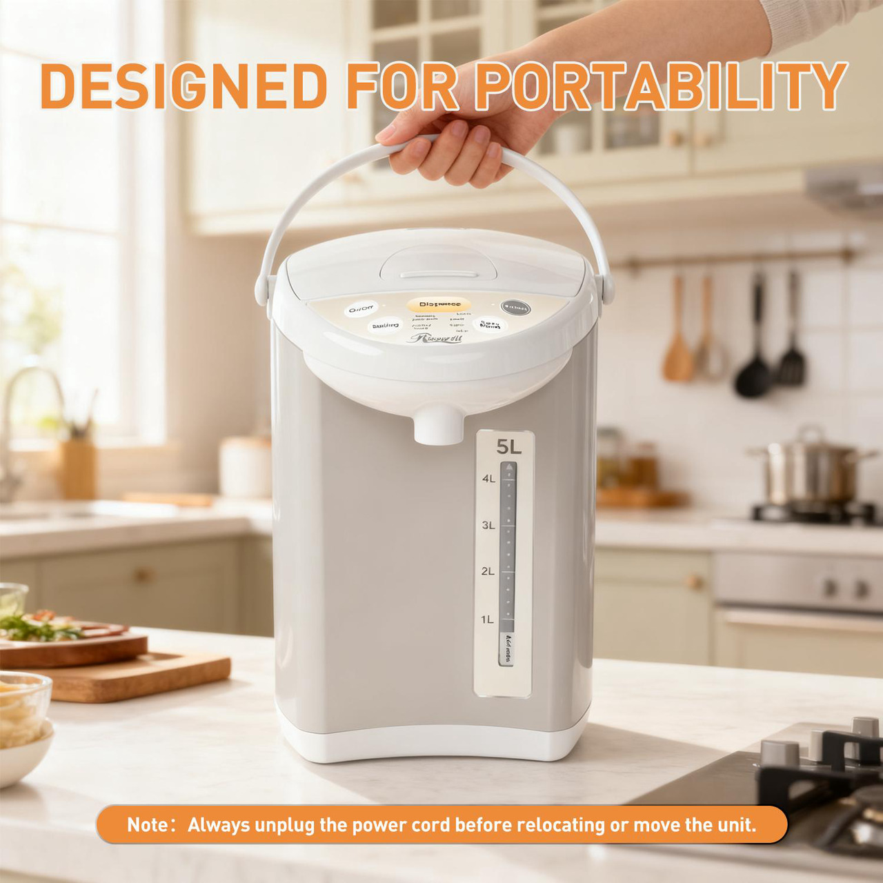Open Box: Rosewill Electric Hot Water Boiler and Warmer, Hot Water Dispenser with Night light, Dual Dispense Speed, Stainless Steel, 4.0-Liter (1 Gallon),RHAP-16001 - Newegg.com - Open Box condition - Image 15
