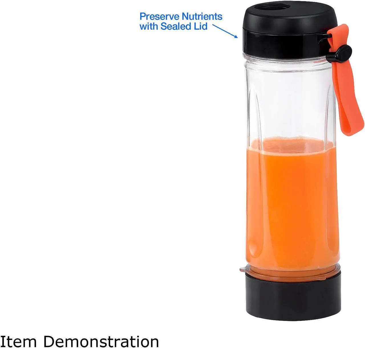 Alt view image 4 of 16 - Rosewill Single Server Blender with Vacuum Bottle, Portable Personal Size Juicer Smoothie Blender | 300 Watt Motor | 20 oz BPA-Free Dishwasher Safe Tritan Stainless Steel Blades - RHBL-18001
