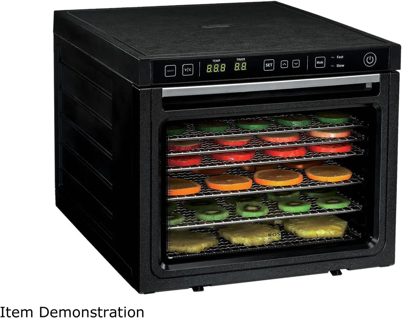 Main image of Rosewill Food Dehydrator Machine, 6-Tray Dehydrating Racks, Electric Dehydrator 2 Speeds Settings and Dual Fans for Fast Drying Fruit, Meat, Jerky - RHFD-18001