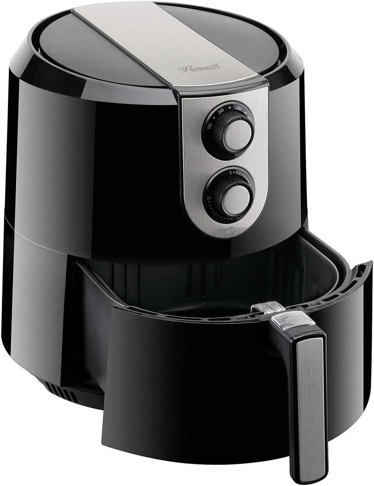 Alt view image 9 of 8 - Rosewill 5.8-Qt XL Air Fryer, Healthy Cooking, Oil-Less, 1800W, 180 to 400 Temperature Range, 30-Minute Timer, Dishwasher Safe - (RHAF-16003V3)