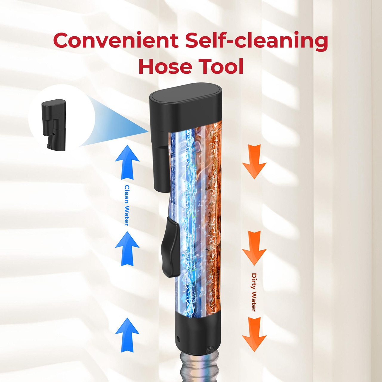 Open Box: Rosewill Multi-Purpose Portable Carpet and Upholstery Cleaner with 74.4 oz Large Water Tank, Self Cleaning, Powerful Suction 17 KPa Spot Cleaner, 600W Motor, 4 Tools for Pets, Car, Couch and Stairs - Newegg.com - Image 15