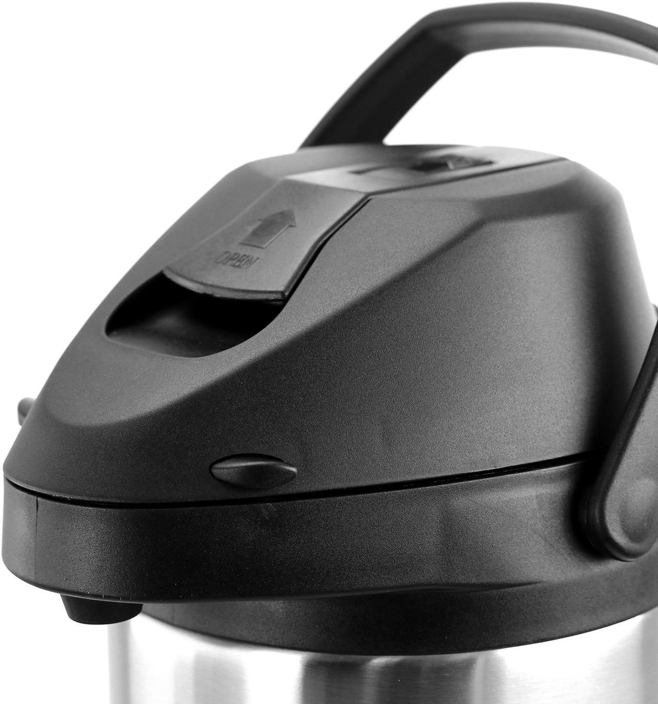 Alt view image 2 of 3 - MegaChef MG-ASUJ050 5L Stainless Steel Airpot Hot Water Dispenser for Coffee and Tea