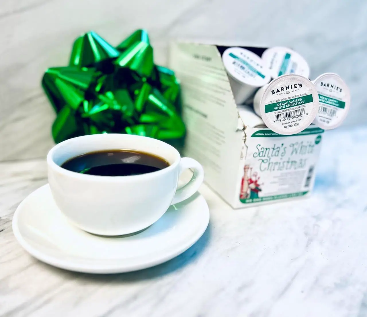 Alt view image 5 of 6 - Barnies Santas White Christmas Decaf Coffee Cups, 24 Cups/Ctn
