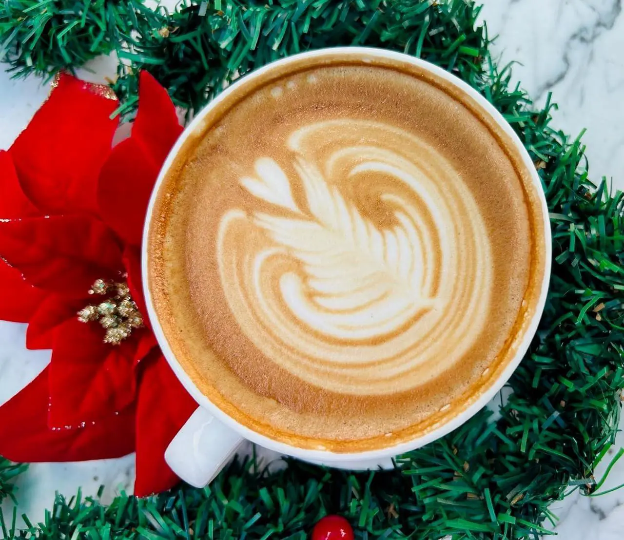 Alt view image 4 of 6 - Barnies Santas White Christmas Decaf Coffee Cups, 24 Cups/Ctn