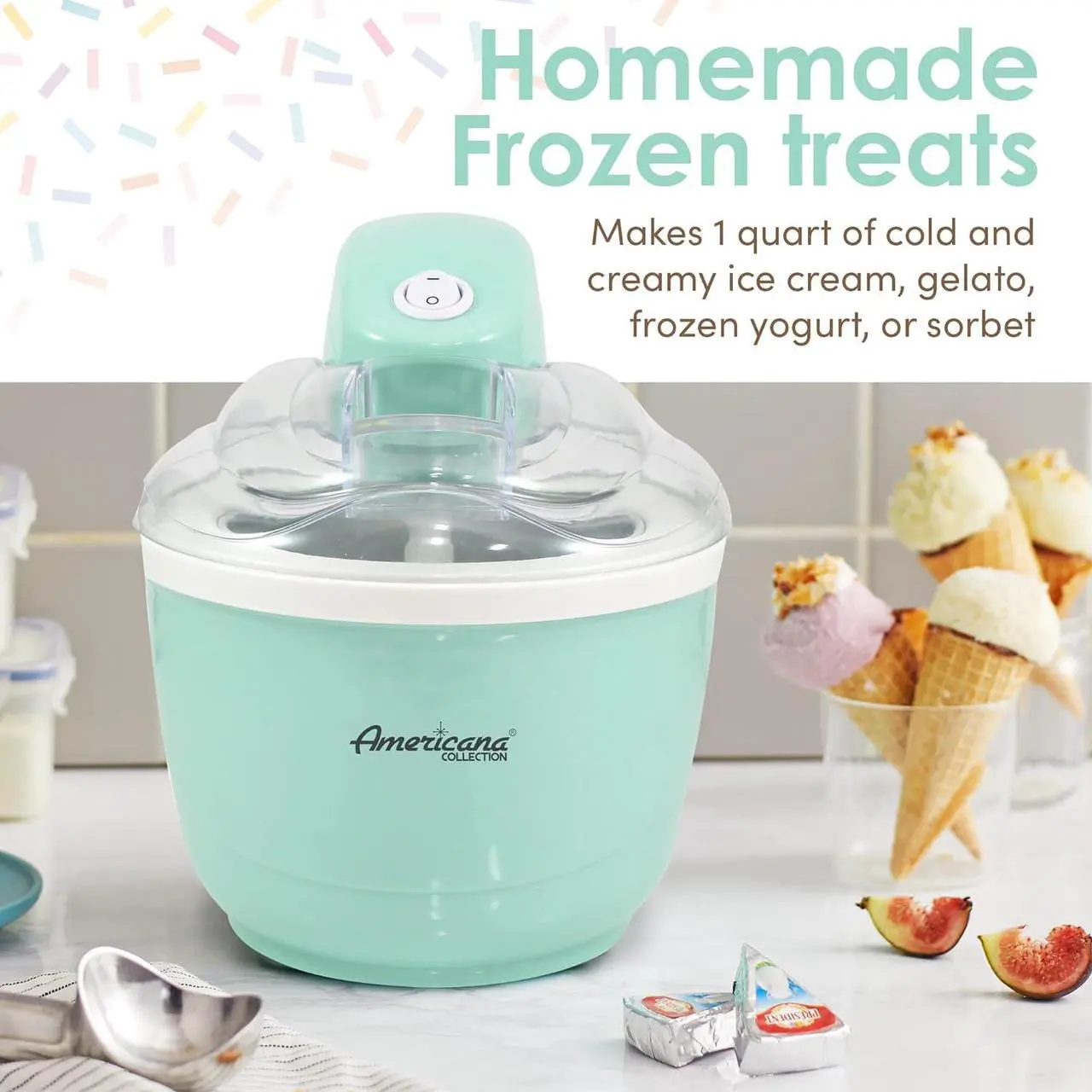 Alt view image 3 of 7 - Elite EIM520M Ice Cream Maker