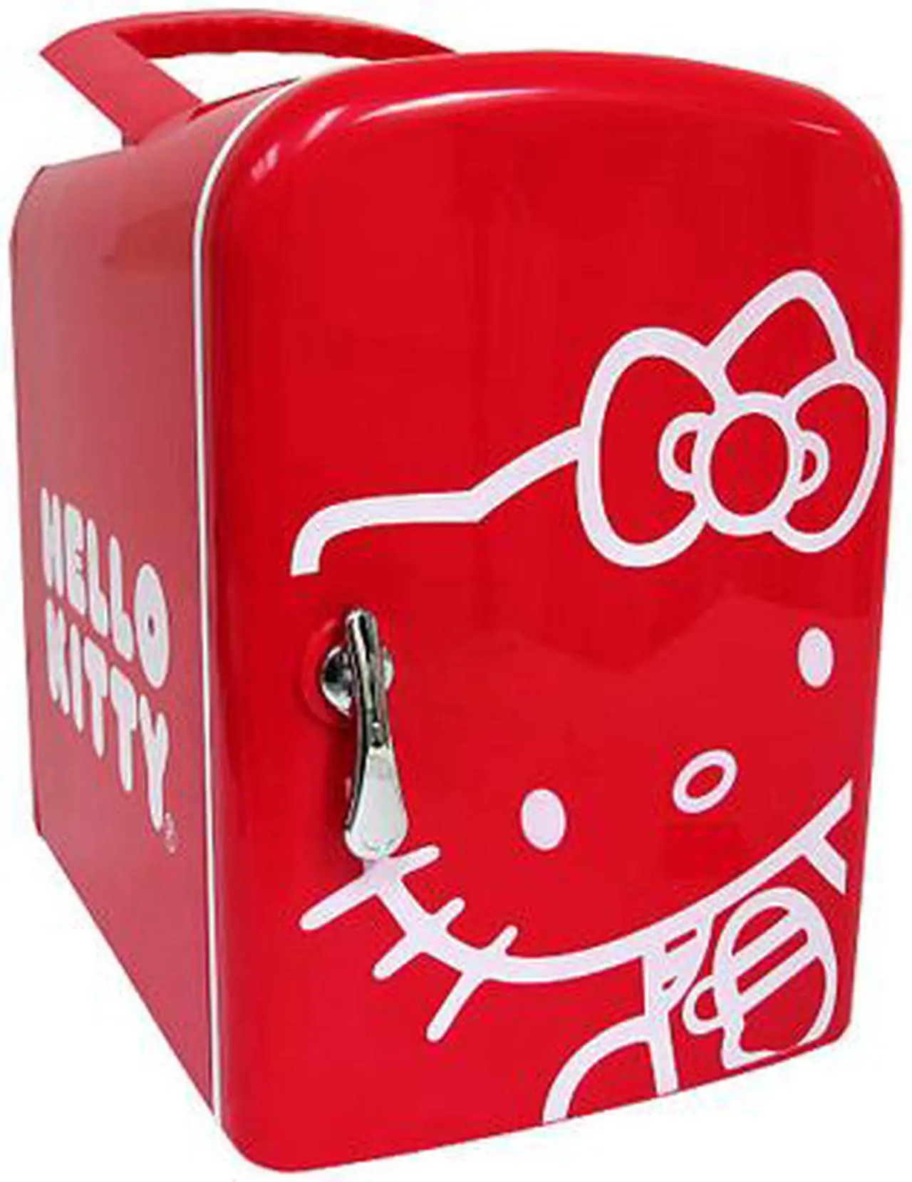 Main image of Sakar Hello Kitty Mini Fridge Red 76009
