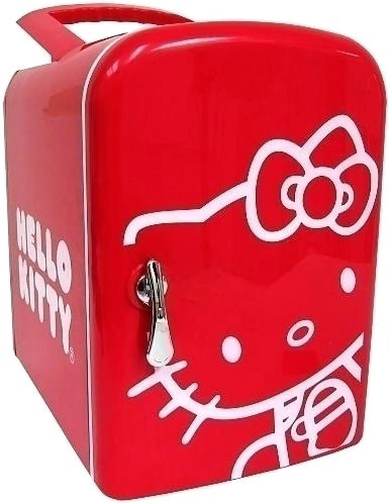 Alt view image 2 of 2 - Sakar Hello Kitty Mini Fridge Red 76009