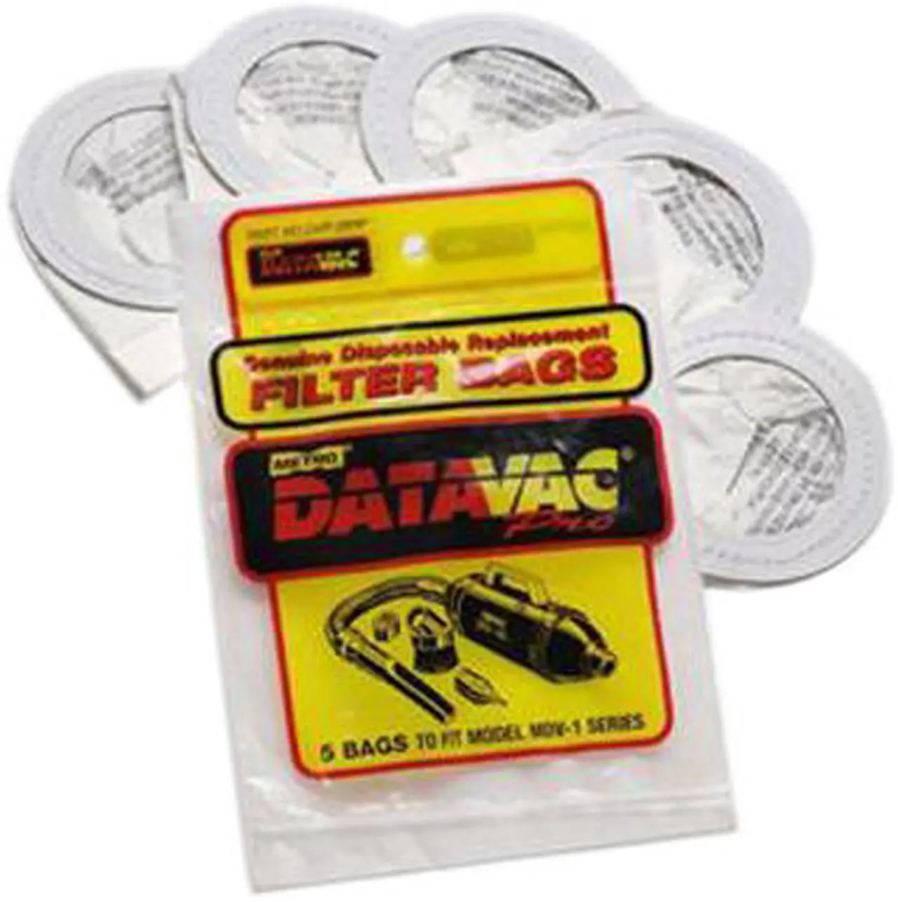 Alt view image 2 of 2 - Metropolitan Vacuum Cleaner DVP-26RP Disposable Filter Bags for DataVac (5-Pack)