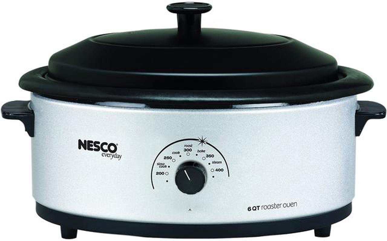 Main image of NESCO 4816-47 Silver 6 Qt. 6qt Roaster Oven