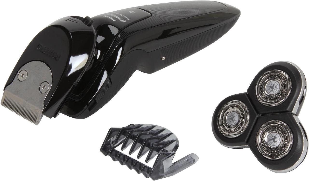 Alt view image 7 of 8 - Philips Norelco Series 8000 1250X/40HP SensoTouch 3D electric razor with bonus RQ111 Click-On Beard Styler / Precision Trimmer (Limited Edition)