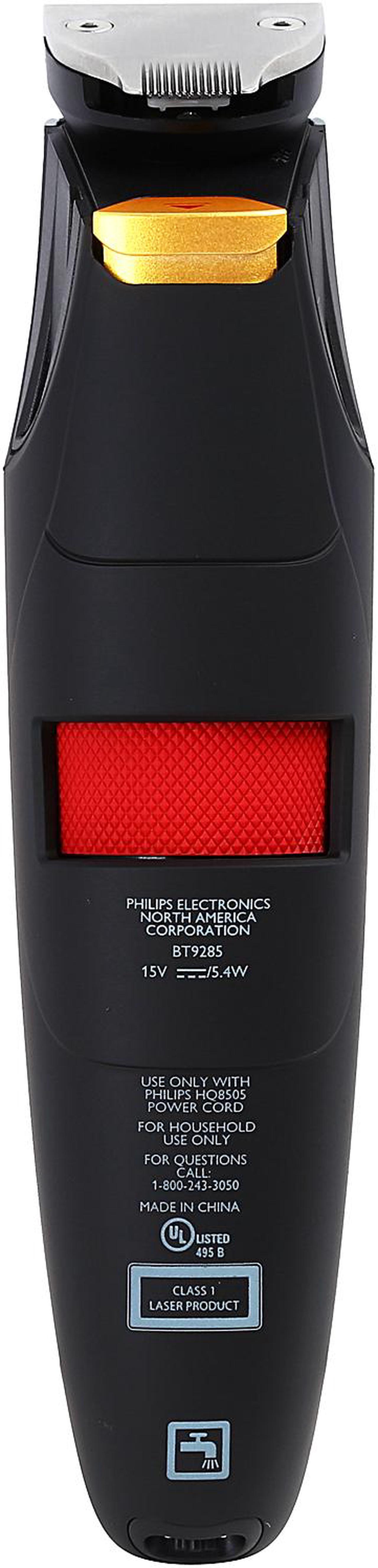 Alt view image 5 of 9 - Philips  Norelco BT9285/41 9100 Beardtrimmer with Worlds First Laser Guide, Series 9000