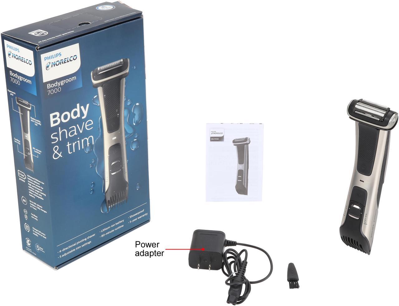 Alt view image 8 of 7 - Philips Norelco Bodygroom Series 7000 Showerproof Body Trimmer & Shaver, BG7030/49