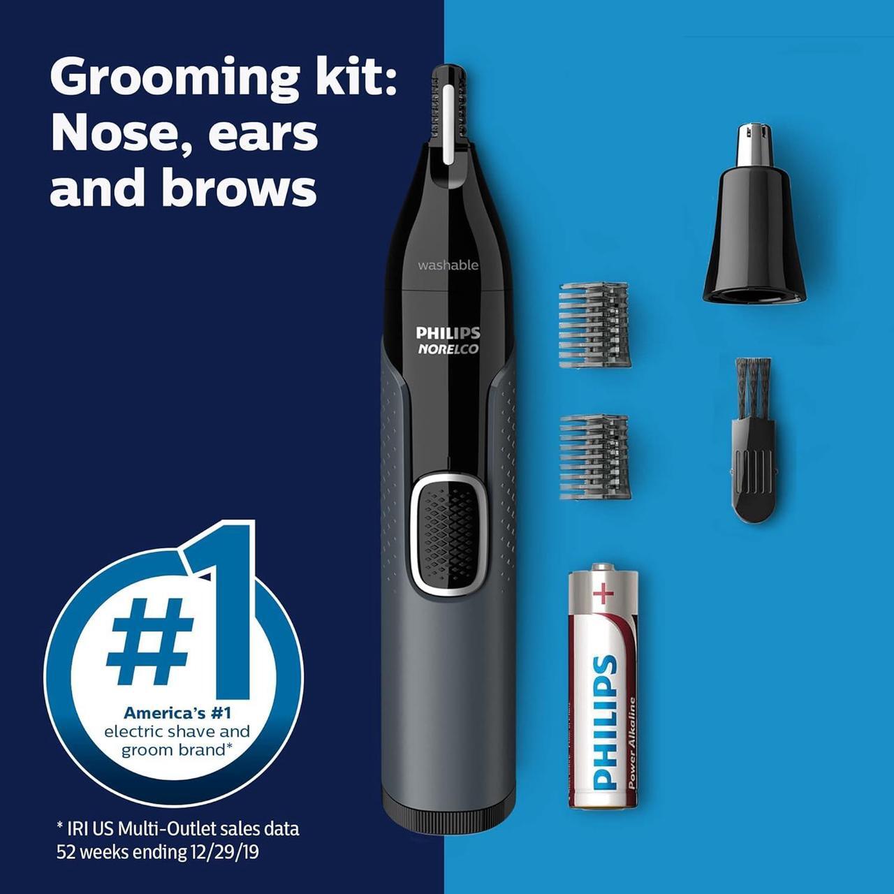 Alt view image 2 of 6 - Philips Norelco Nose Trimmer 3000, for Nose, Ears Eyebrows, NT3600/62