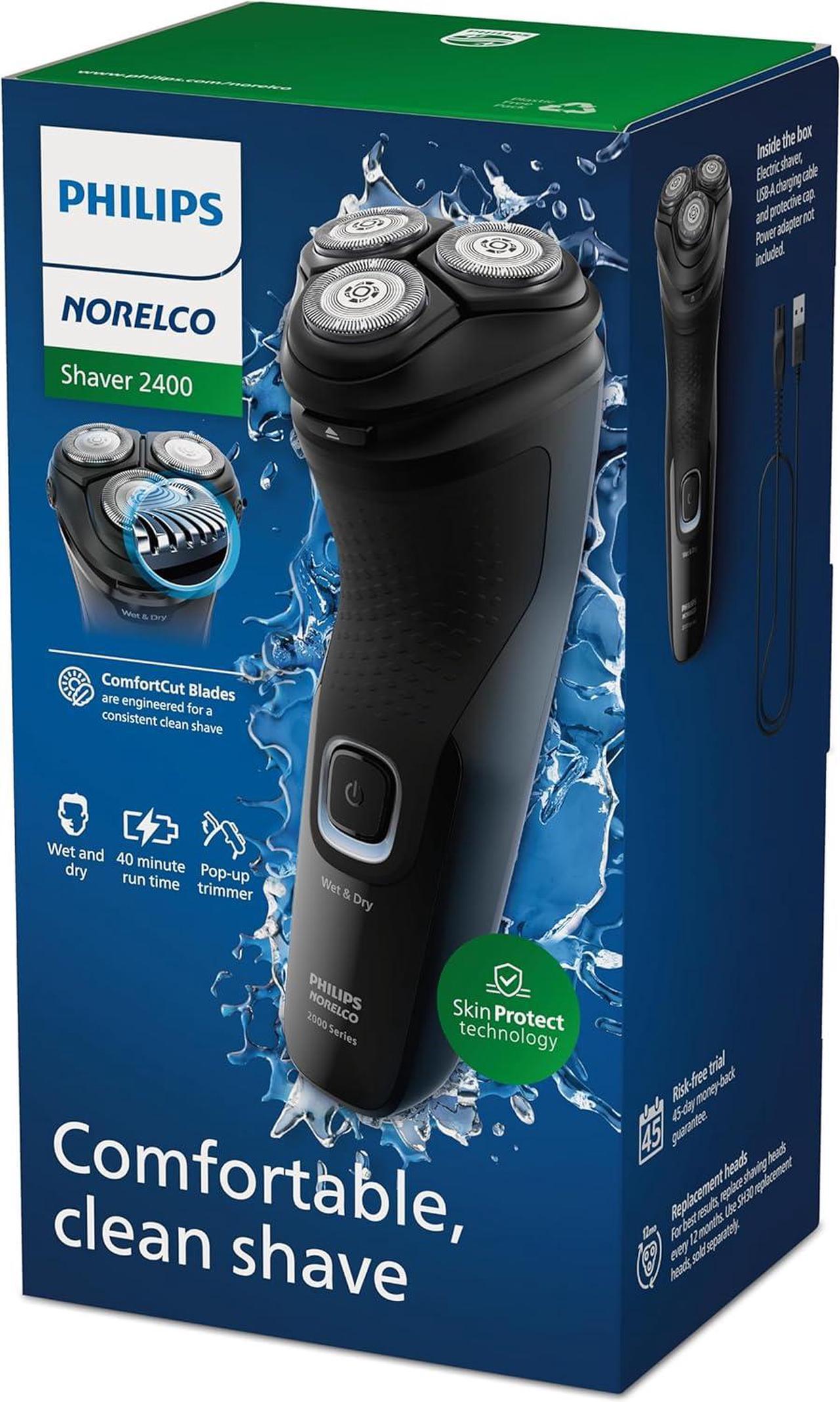 Alt view image 12 of 12 - Philips Norelco Shaver 2400, Cordless Electric Shaver with Pop-Up Trimmer